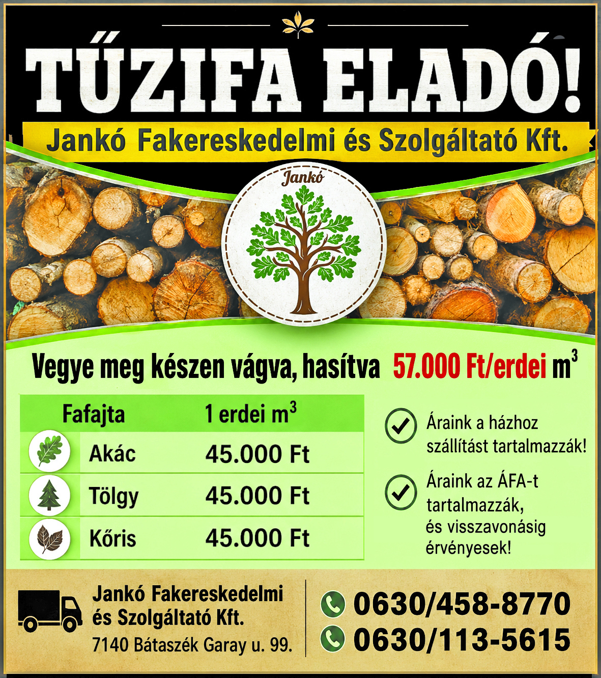 Jankó Fa Tűzifa
